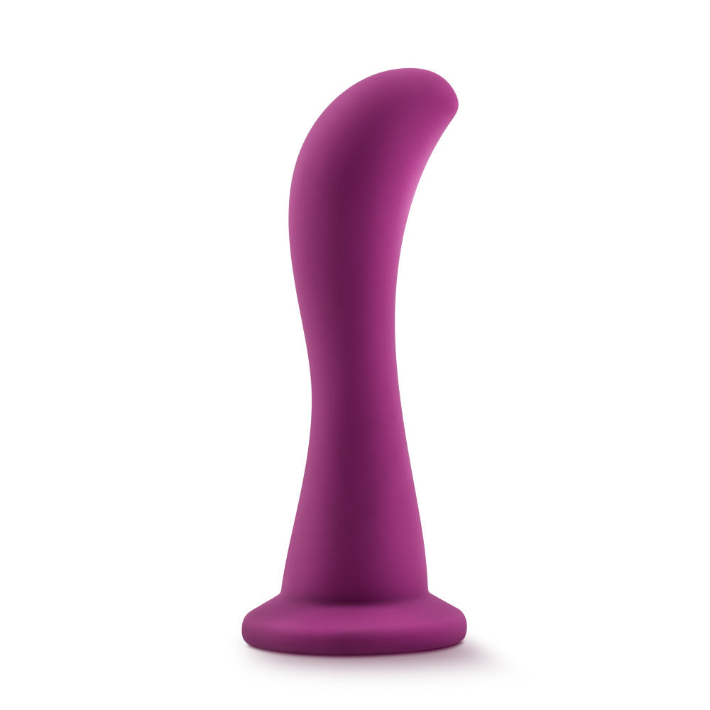 Temptasia By Blush® | Bellatrix Curved G-Spot Plum 6.25-Inch Long Dildo With Suction Cup Base、mySite、bottomscart