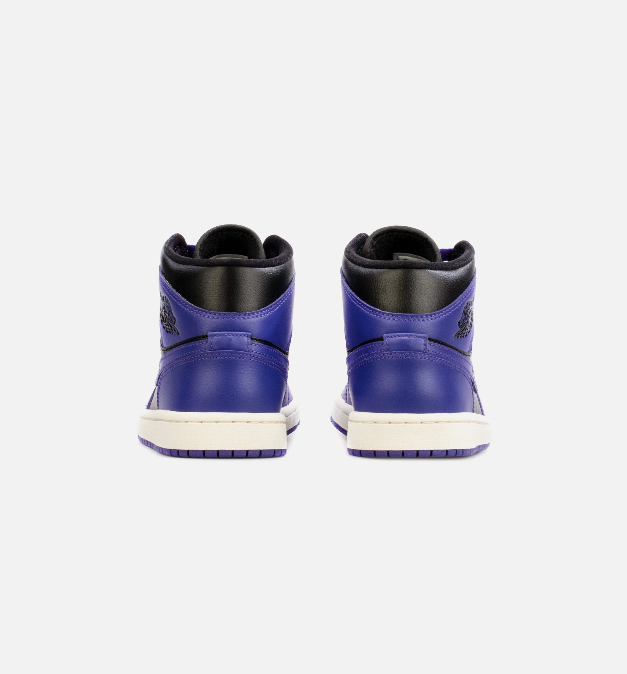 Air Jordan 1 Mid Womens Lifestyle Shoe - Black/Purple、mySite、dreamappss