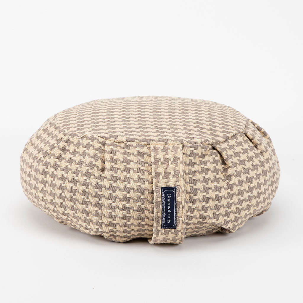 Houndstooth Beige Zafu Zabuton Set、mySite、topwebapps