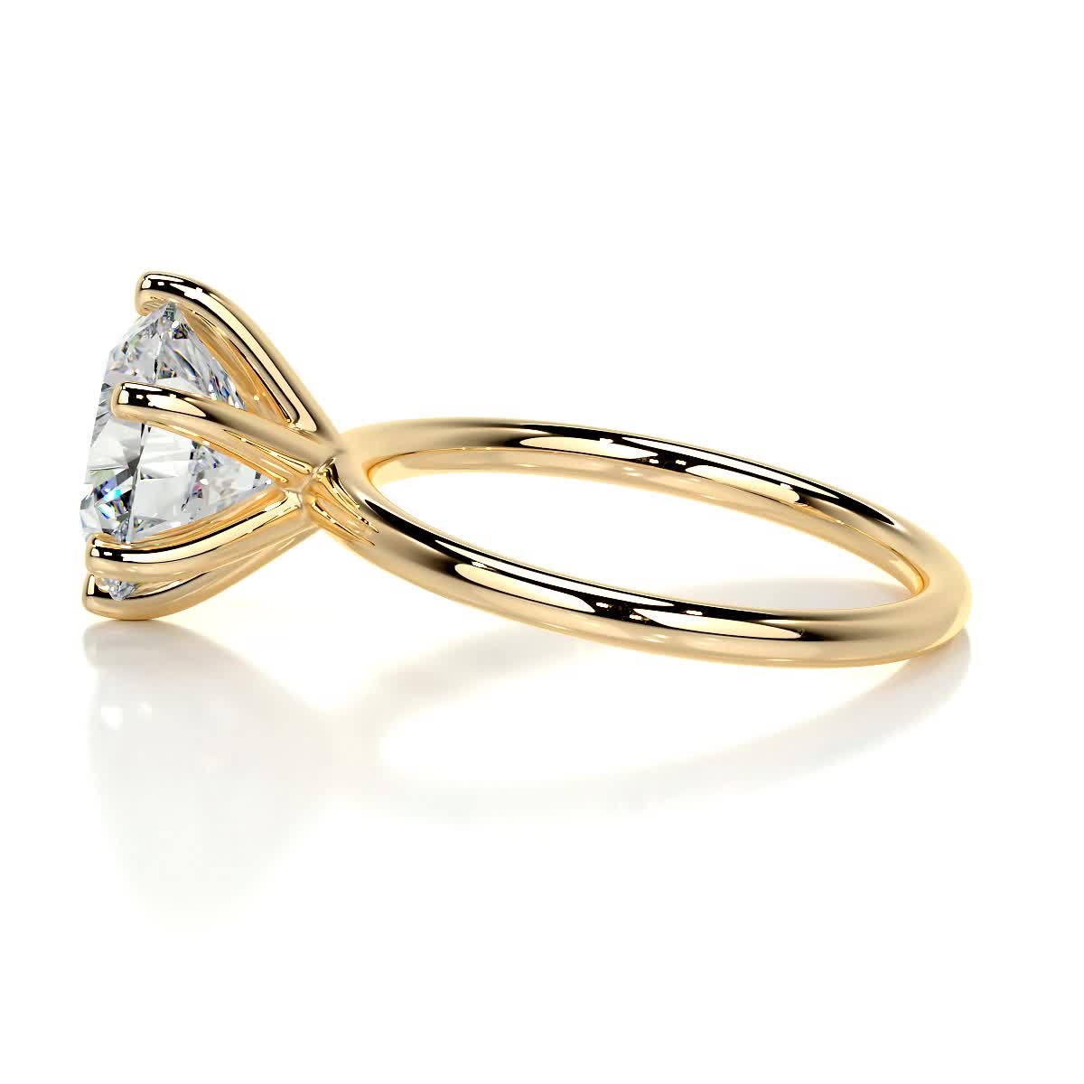 Eloise Diamond Engagement Ring -18K Yellow Gold、mySite、hinf8tx79