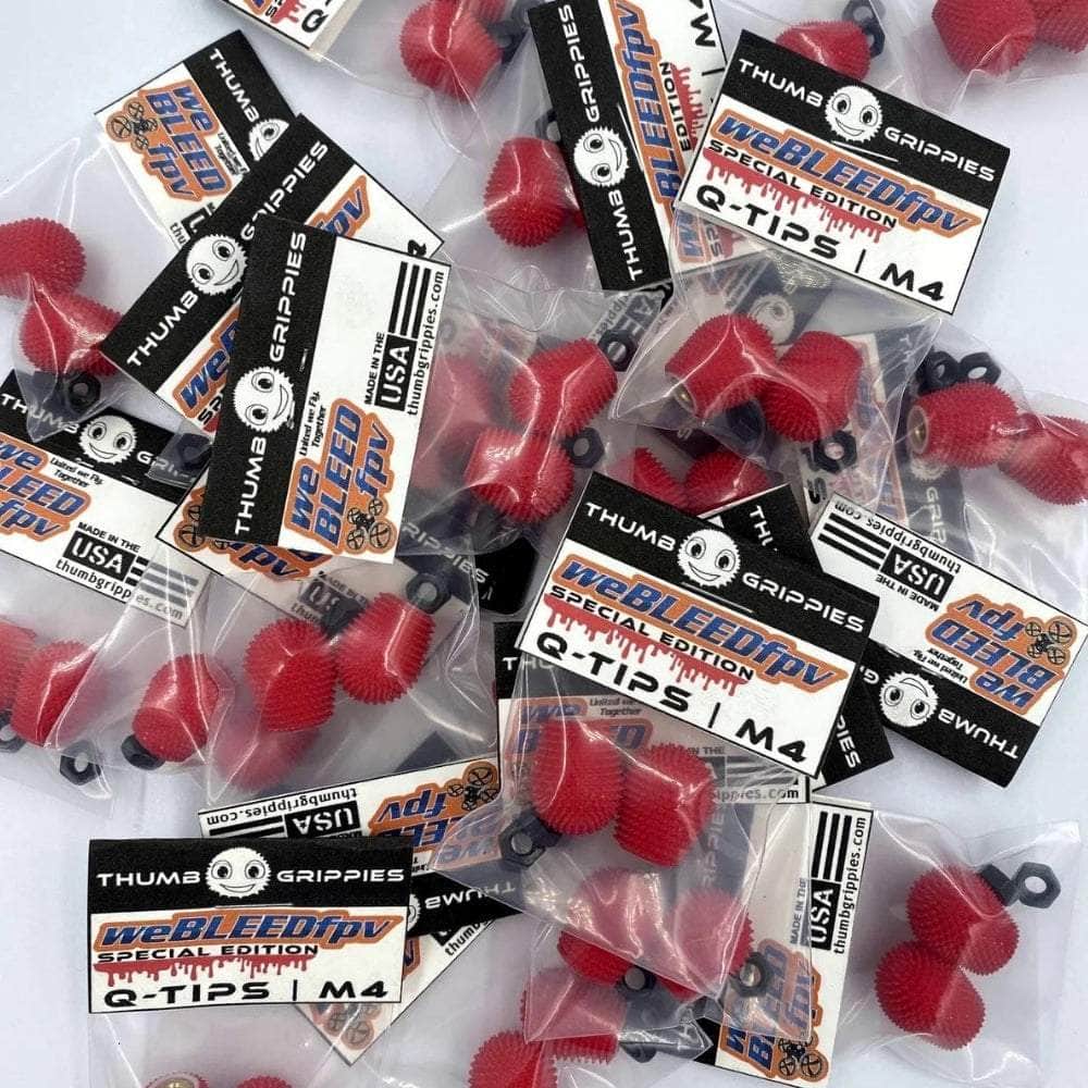  Thumb Grippies weBLEEDfpv Special Edition、mySite、merchandisen