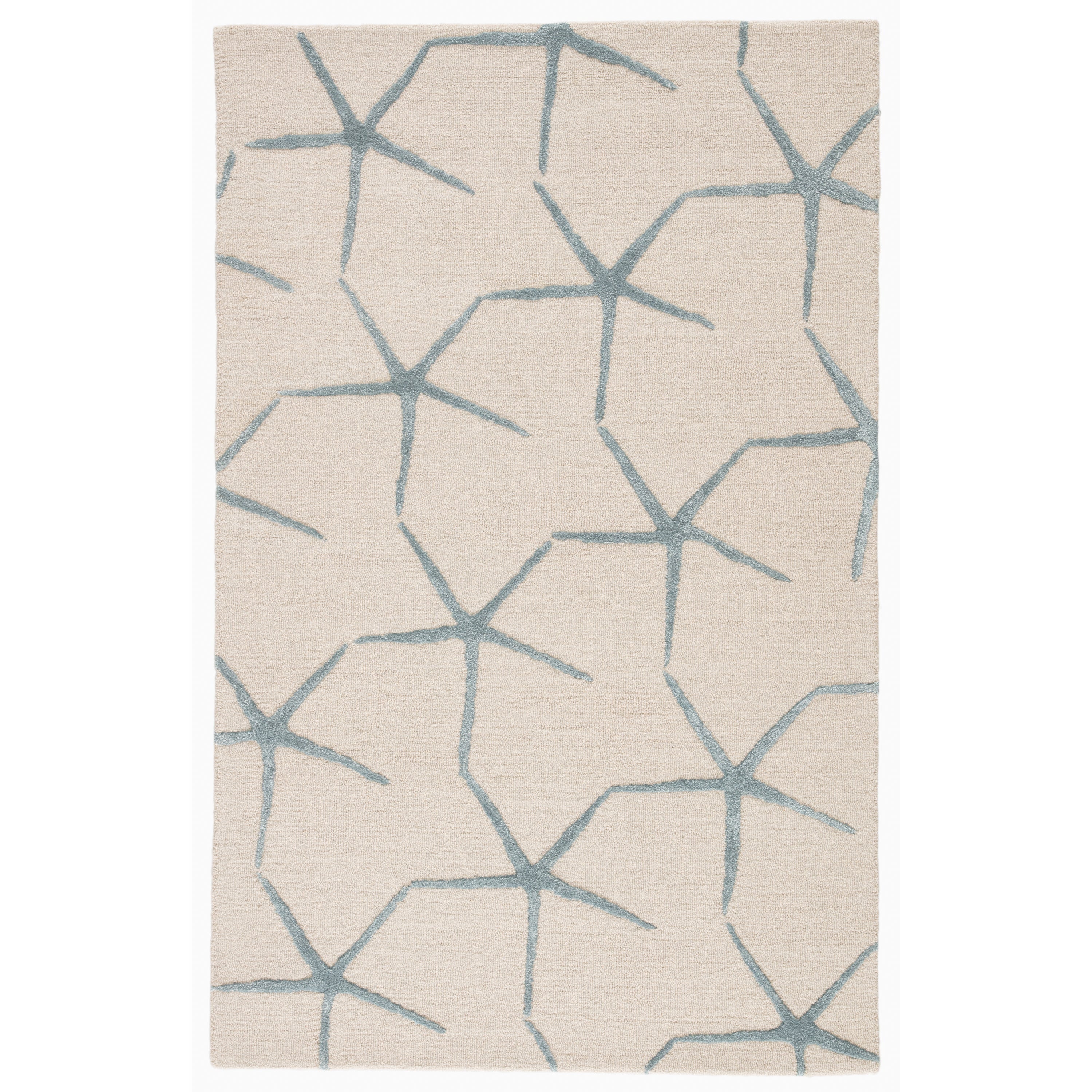 Starfishing Handmade Animal White Blue Area Rug、mySite、gigharbornorthrealestate