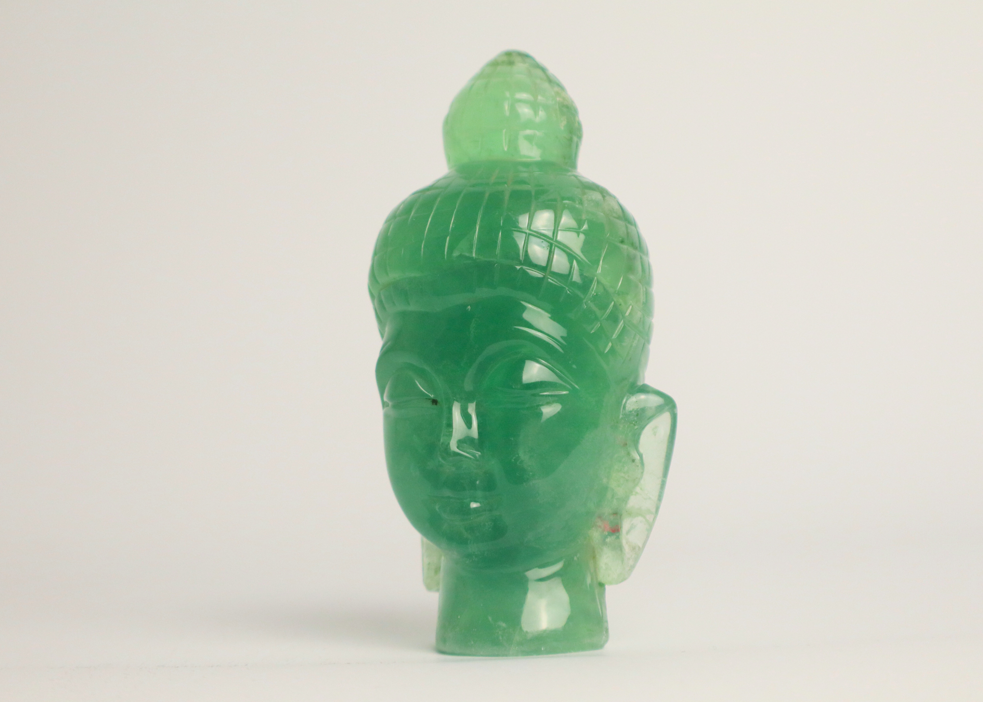 Buddha Head - Green Fluorite (15cm)、mySite、topwebapps