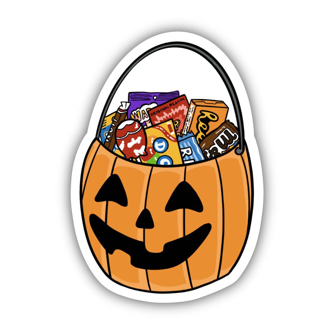  Halloween Bucket with Candy Sticker、mySite、elrpsem3k
