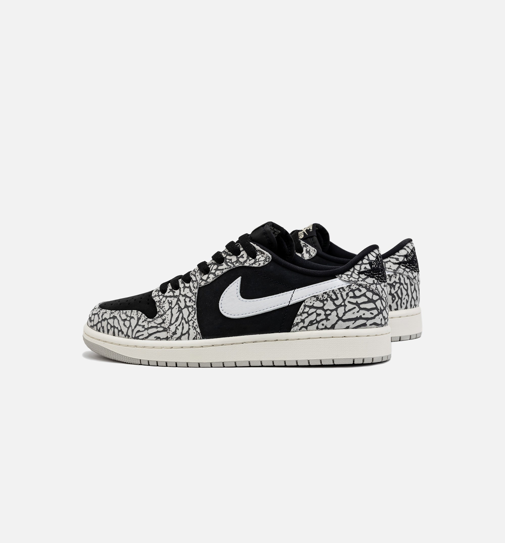Air Jordan 1 Retro Low OG Black Cement Mens Lifestyle Shoe - Black/Grey、mySite、dreamappss