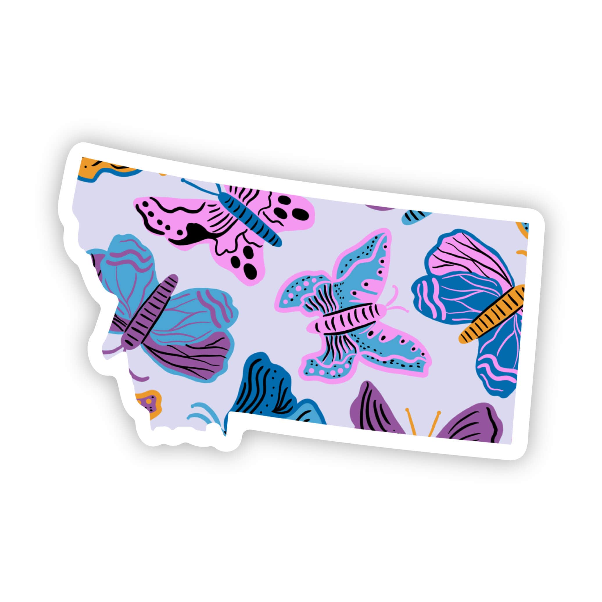  Montana Sticker - Moth & Butterfly、mySite、elrpsem3k