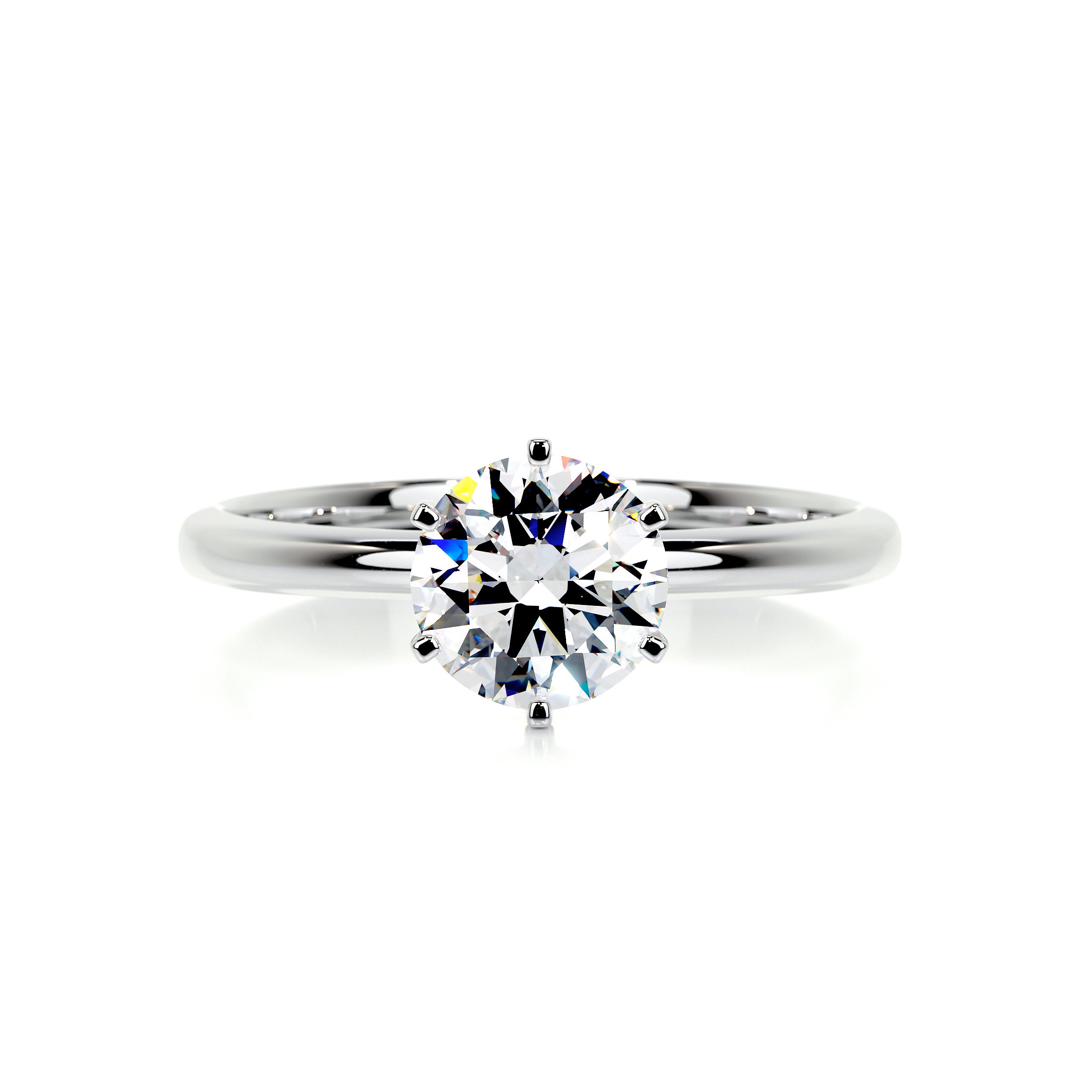 Samantha Moissanite Ring -14K White Gold、mySite、hinf8tx79