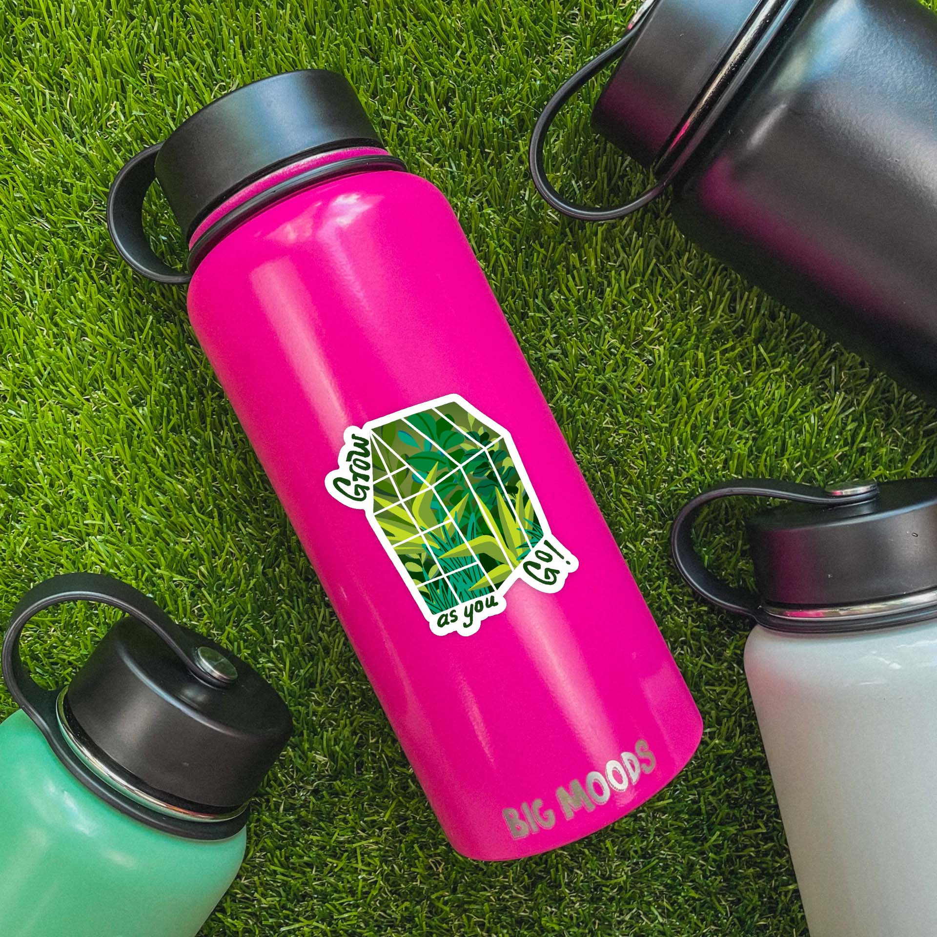  Grow As You Go Greenhouse Sticker、mySite、ghnorth