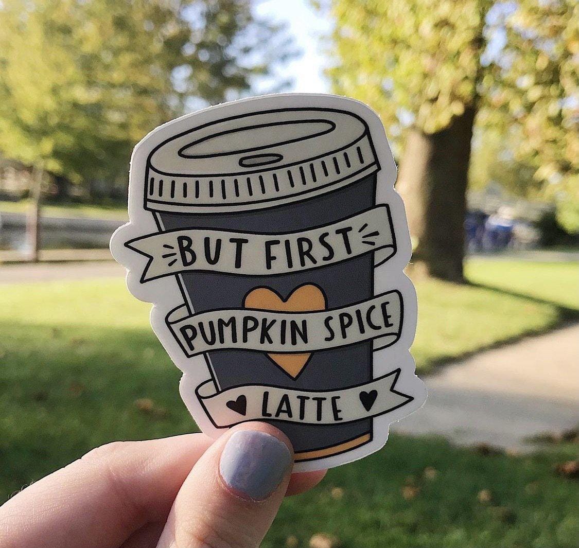  Pumpkin spice latte - Limited Fall edition sticker、mySite、elrpsem3k