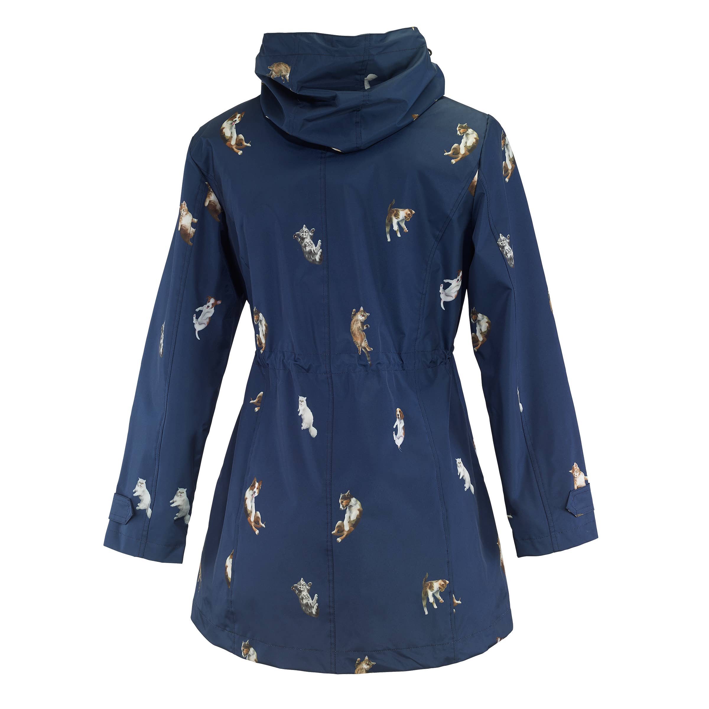 Its Raining Cats & Dogs Navy Raincoat for Animal Lovers、mySite、g9winljtr