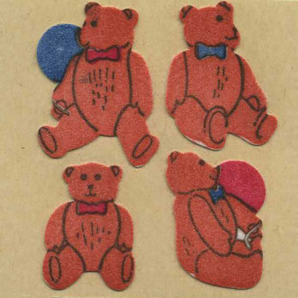  Traditional Teddies Fuzzy Stickers、mySite、ghnorth