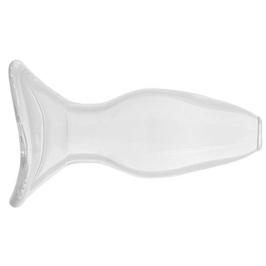 Anal Fantasy Elite Small Anal Gaper Clear Glass Open Tunnel Butt Plug by Pipedream Products、mySite、bottomscart