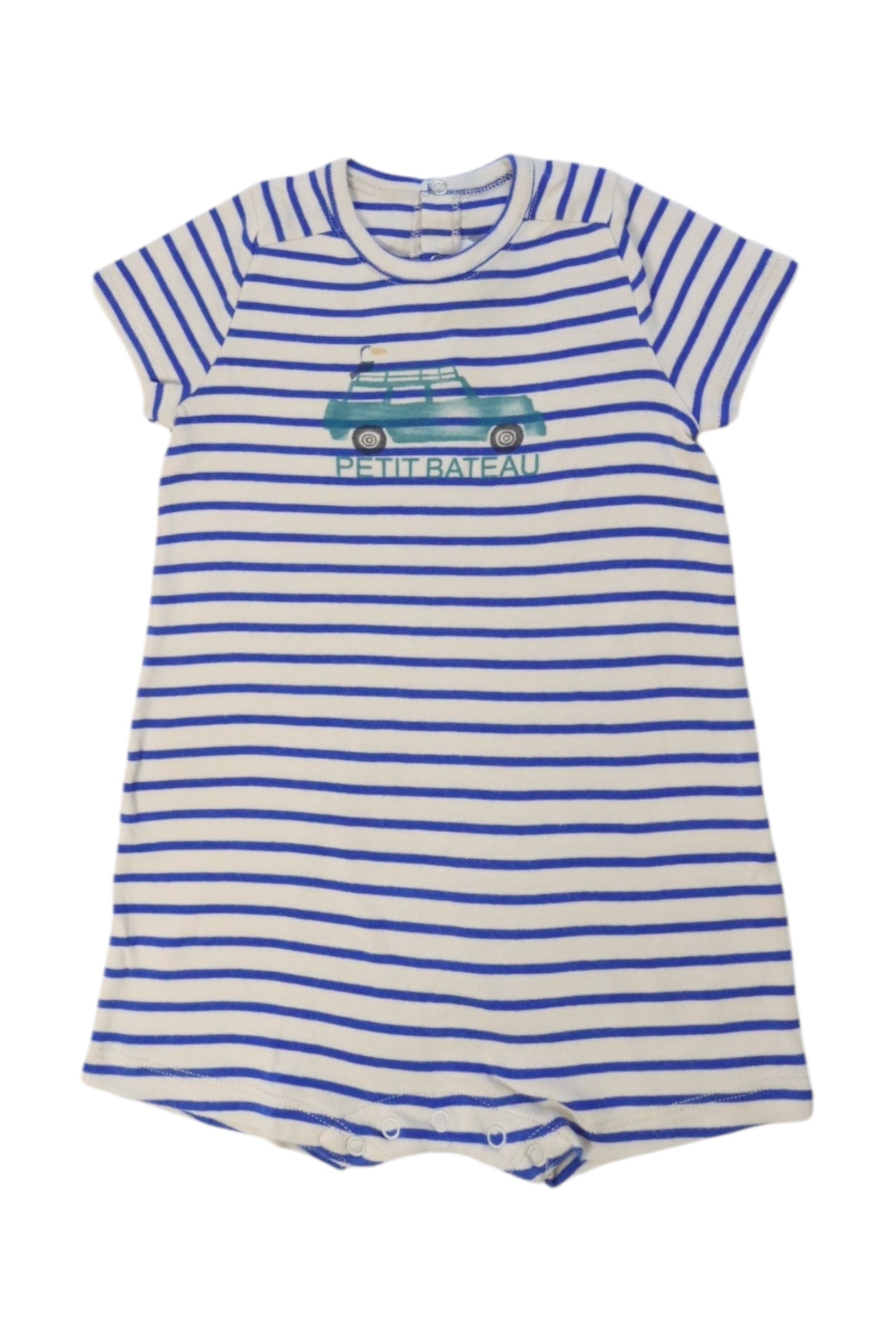 Petit Bateau Striped Car Romper 3-6M、mySite、g9winljtr