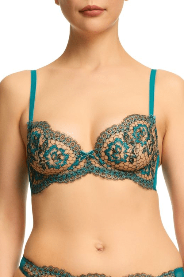 Evelina Lurex Bra - Peacock、mySite、bengalsvssteelers