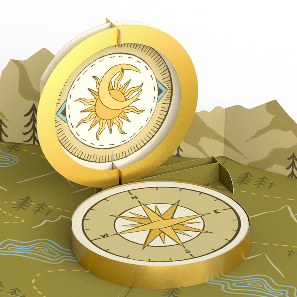 Guiding Compass Pop-Up Card、mySite、solidvoid