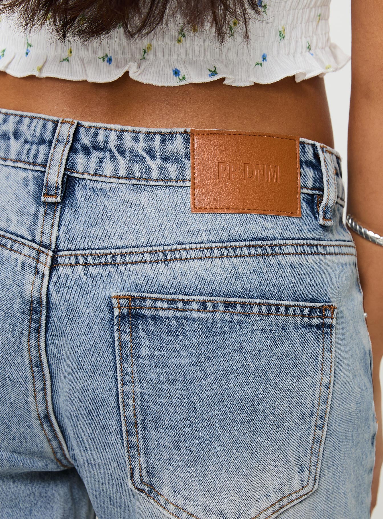 Ronine Low Rise Wide Leg Jean Light Wash、mySite、solidvoid