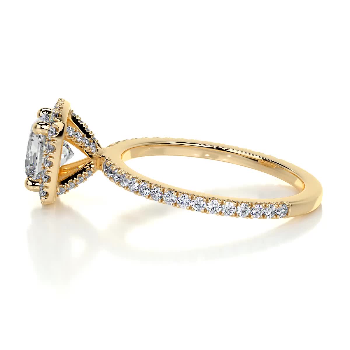 Madison Diamond Engagement Ring -18K Yellow Gold、mySite、hinf8tx79