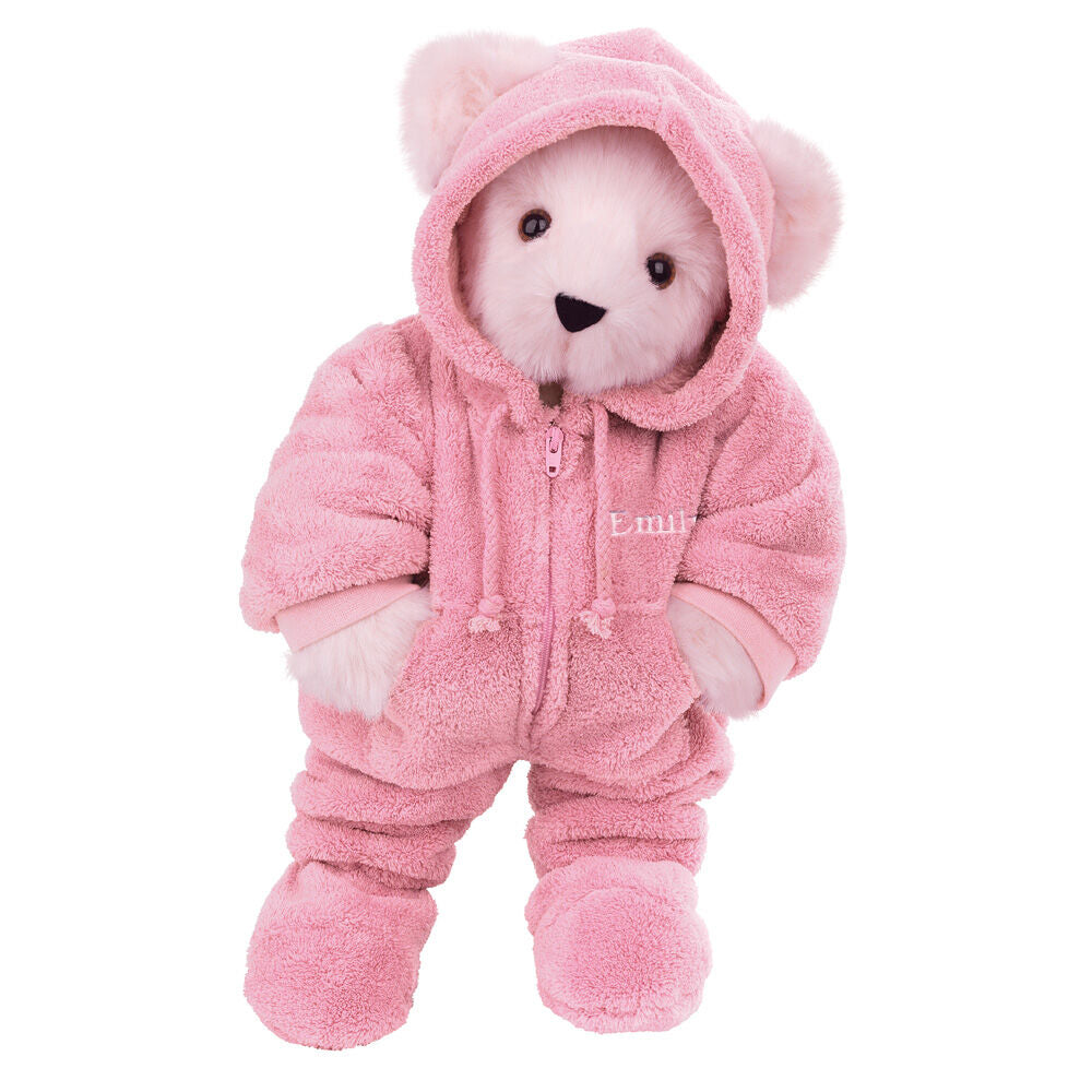 15 In. Hoodie Footie Bear, Pink、mySite、g9winljtr