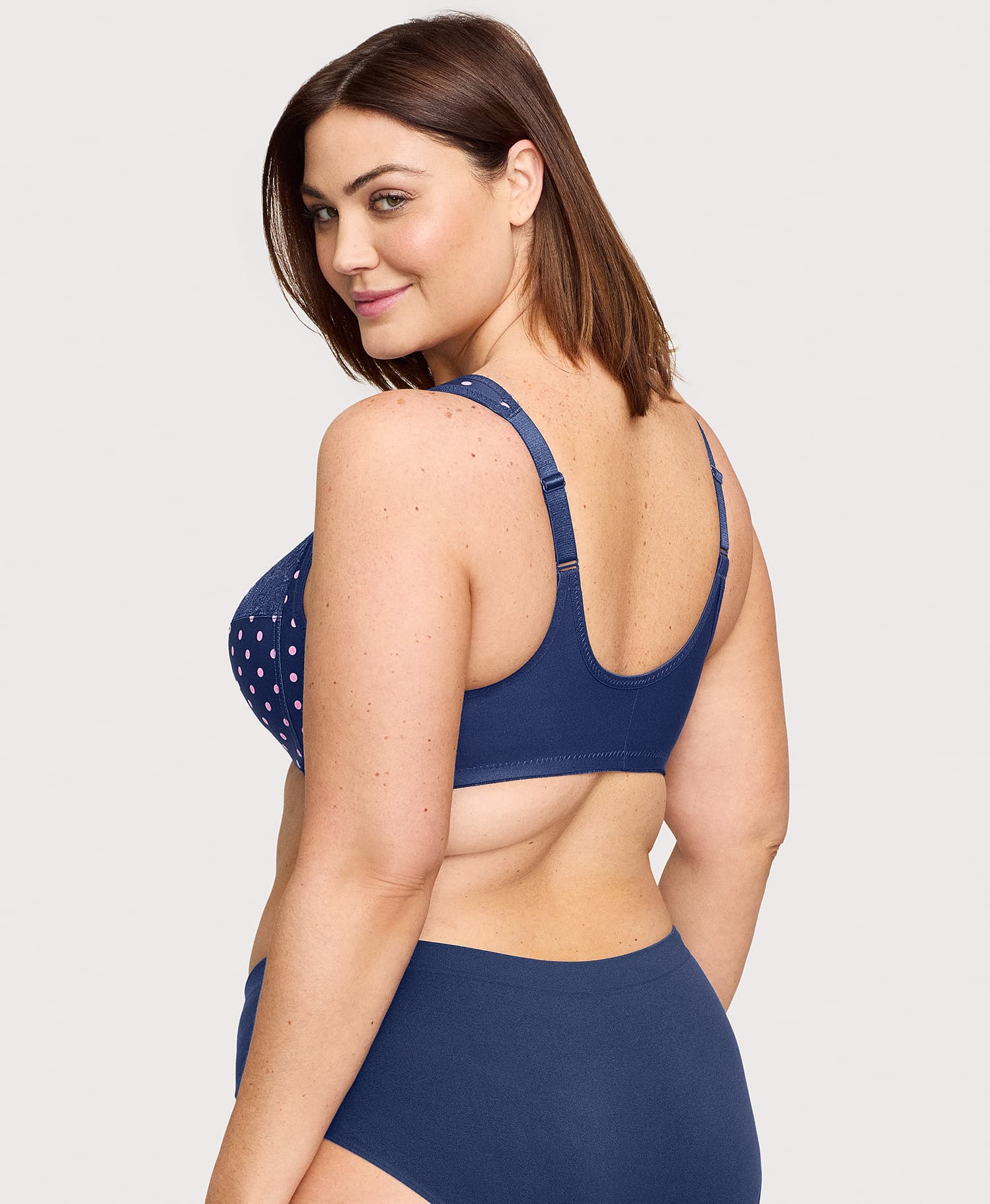  Front-Closure WonderWire Bra Navy Print、mySite、justintrudeaud