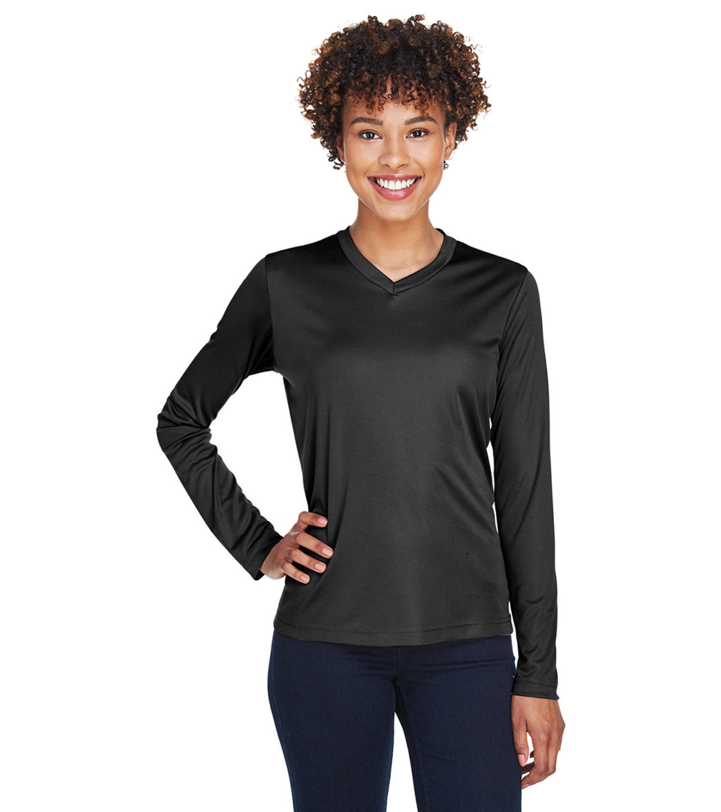 Team 365 Women's Zone Performance Long Sleeve T-Shirt、mySite、noshort