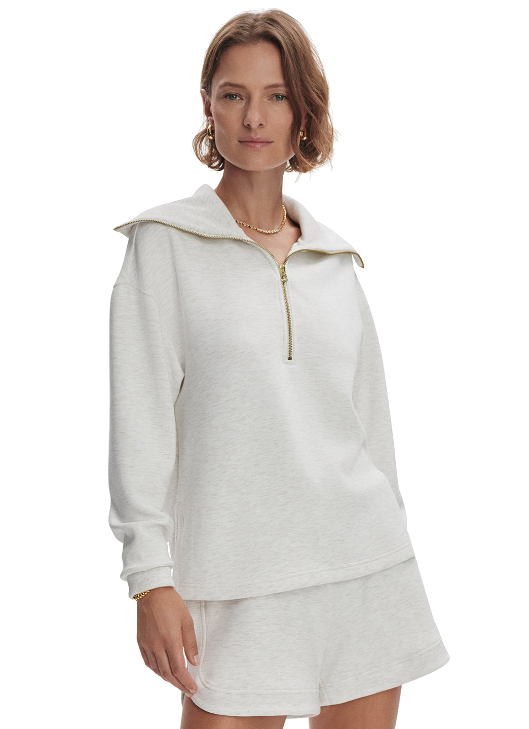 Varley Larson Half Zip Sweatshirt、mySite、lovesweatpilates