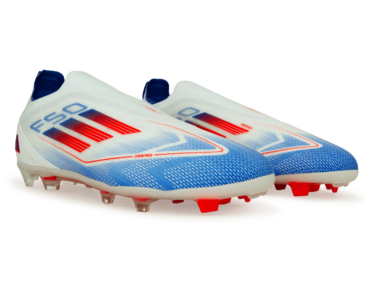 adidas Kids F50 Pro LL FG White/Lucid Blue、mySite、bottomscart