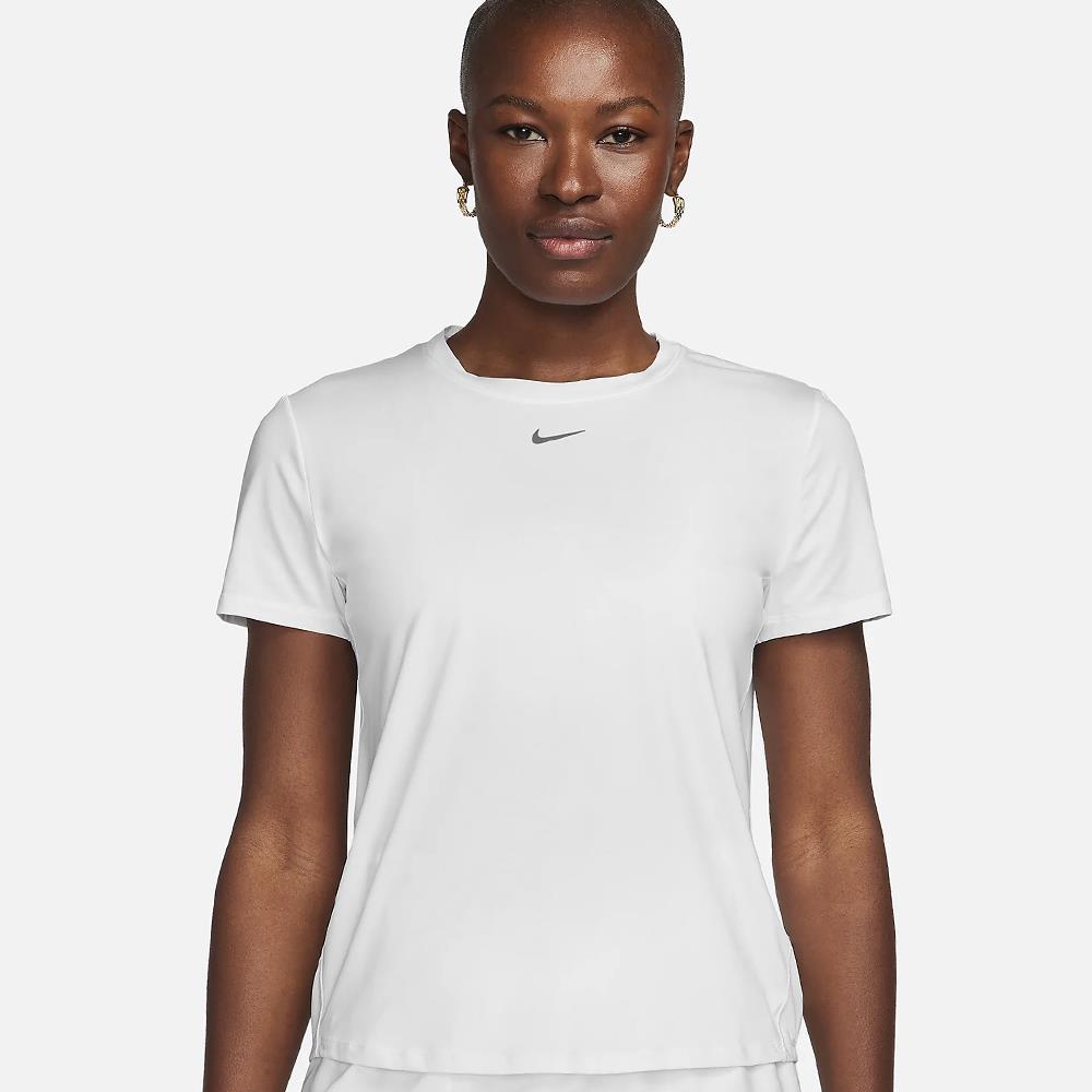 Nike Women's One Classic Short Sleeve Top - White、mySite、neckold