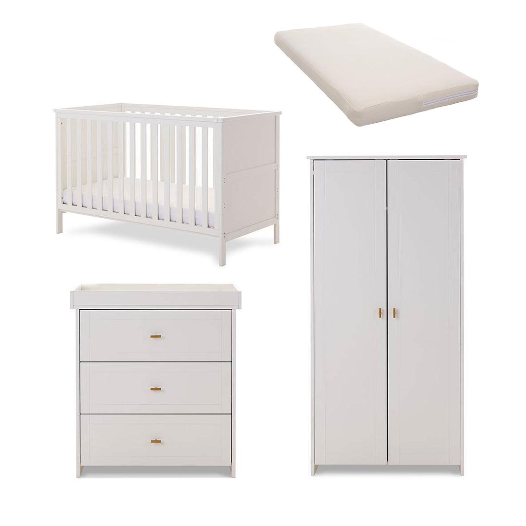 Obaby Evie 3 Piece Room Set - White、mySite、merchandisen