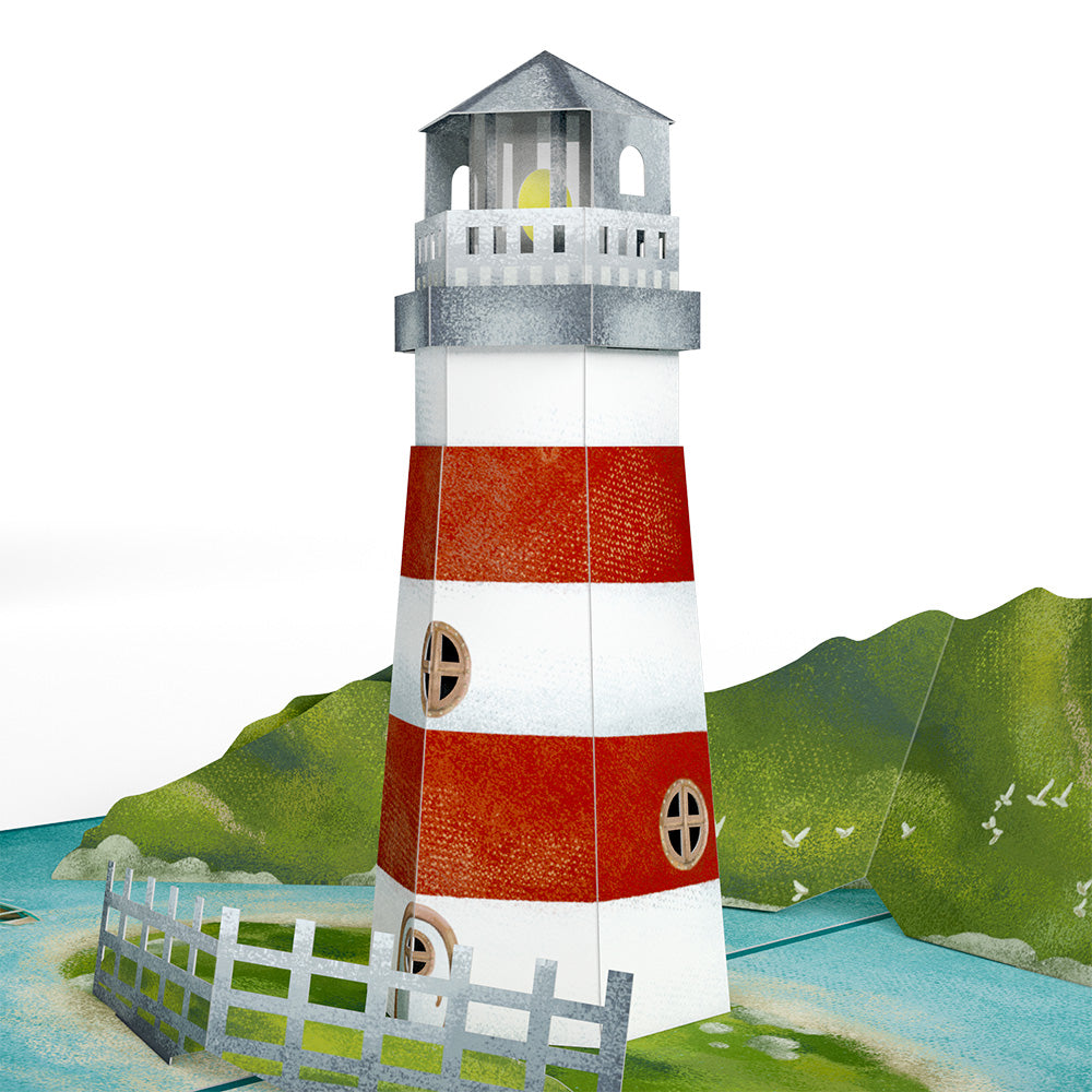 Coastal Lighthouse Pop-Up Card、mySite、solidvoid