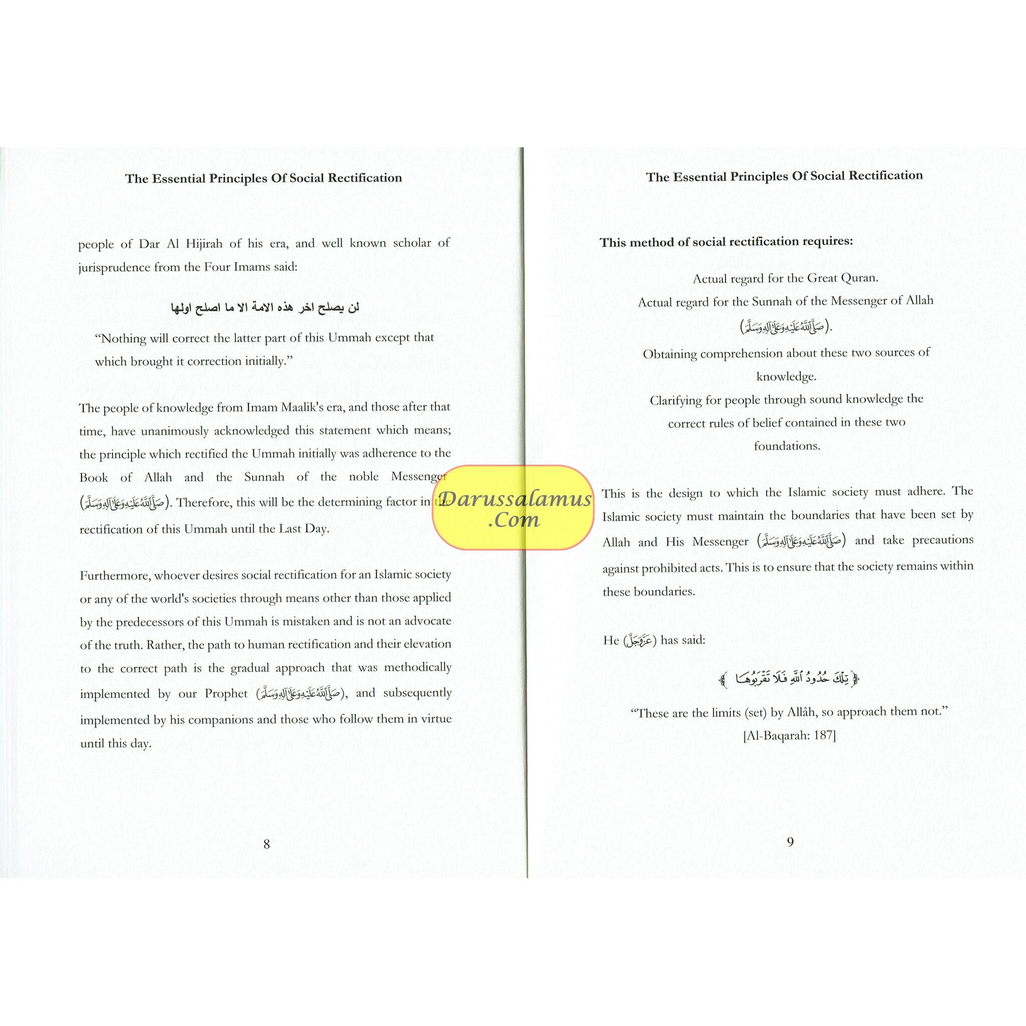 The Essential Principles of Social Rectification By Shaykh Abdul Azeez Ibn Baaz、mySite、topwebapps