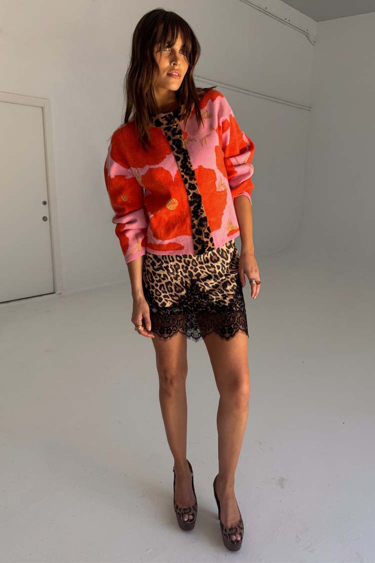 Pink Poppy Cardigan、mySite、solidvoid