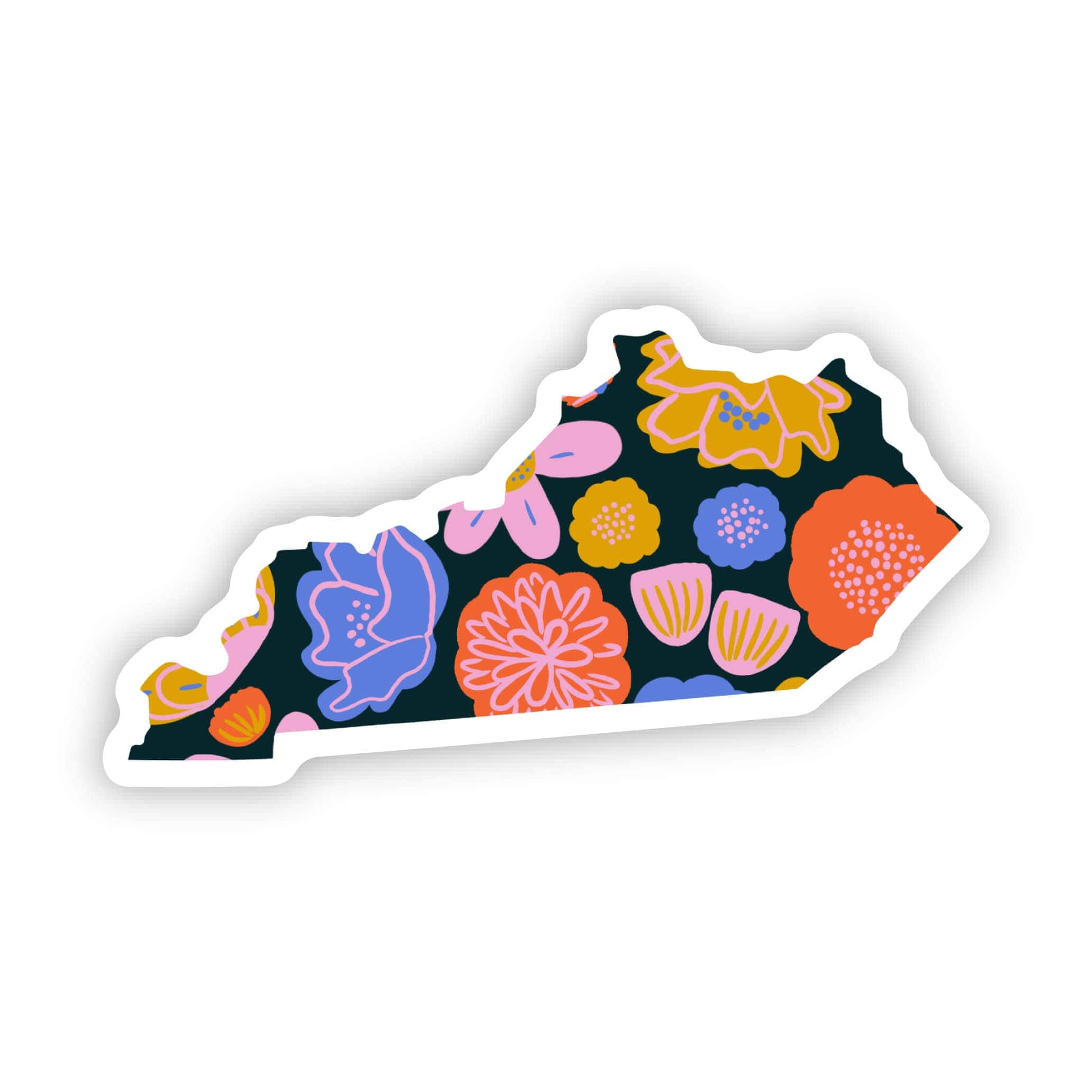  Kentucky Sticker - Colorful Flower、mySite、elrpsem3k
