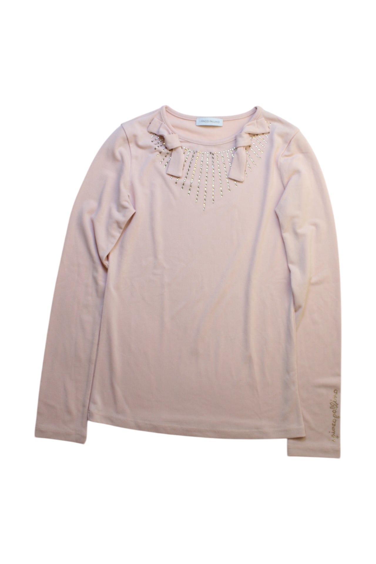I Pinco Pallino Embellished Long Sleeve Top - Size 10Y、mySite、g9winljtr