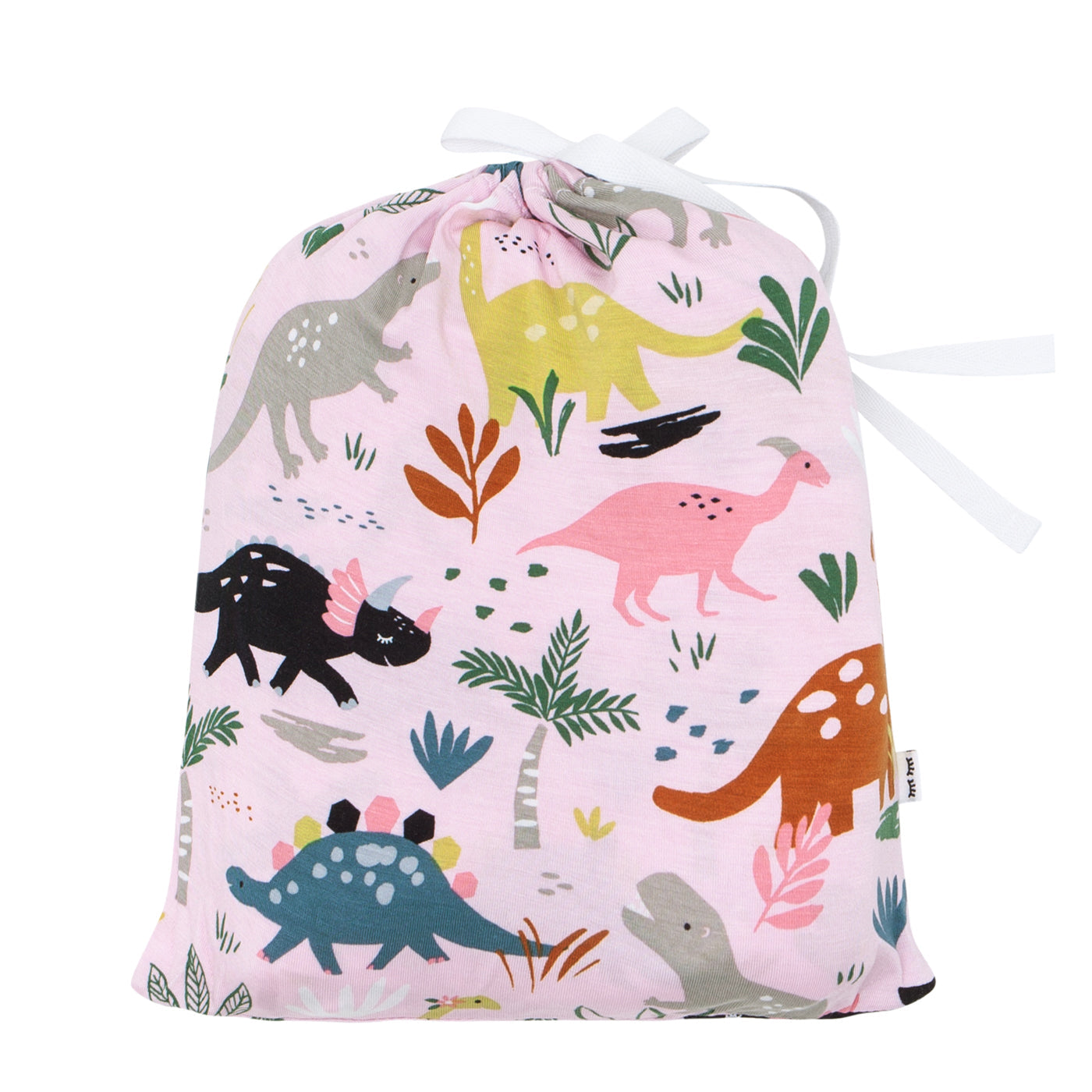Pink Jurassic Jungle Fitted Crib Sheet、mySite、g9winljtr