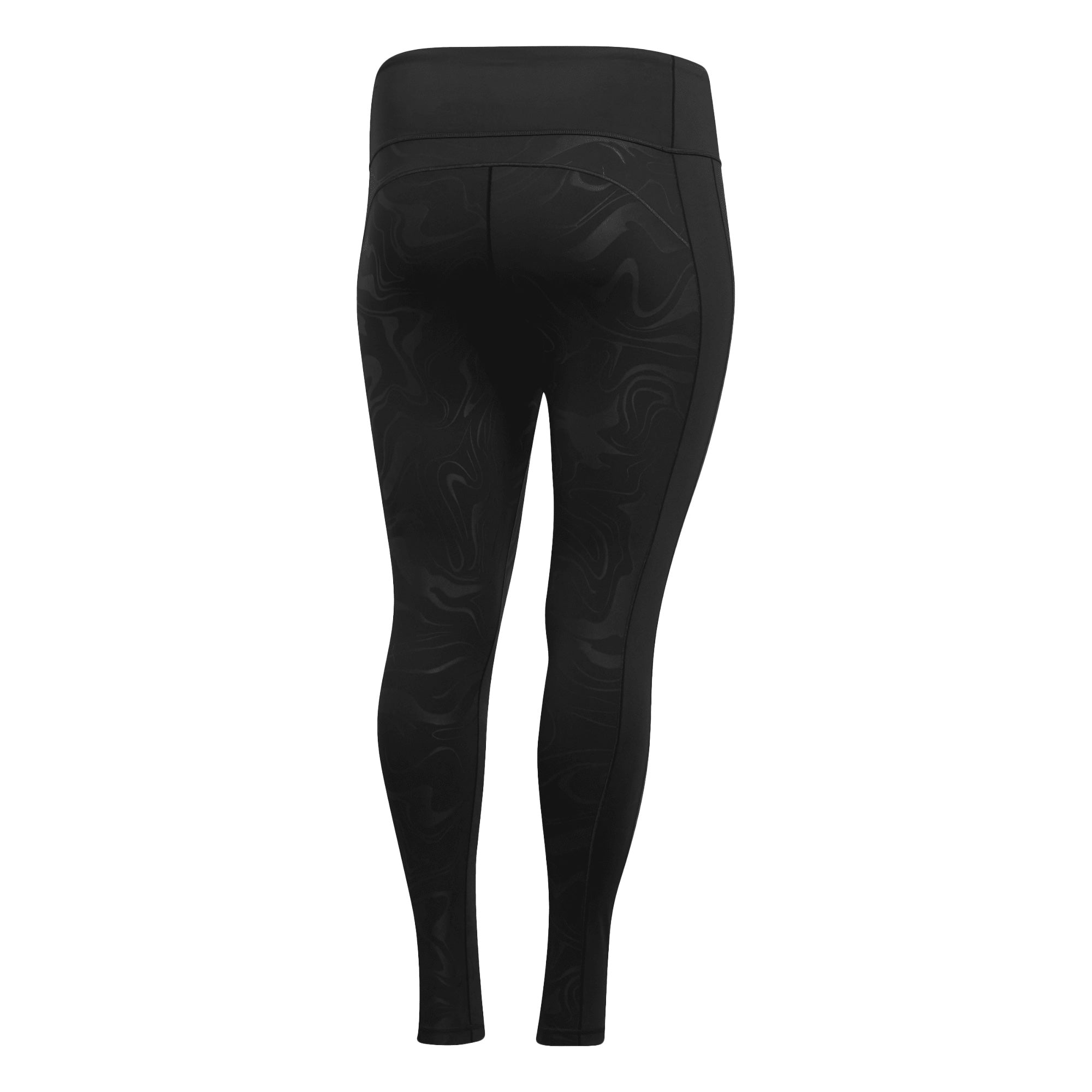 adidas Women's Believe This Glam On Long Tights (Plus Size) Black、mySite、noshort