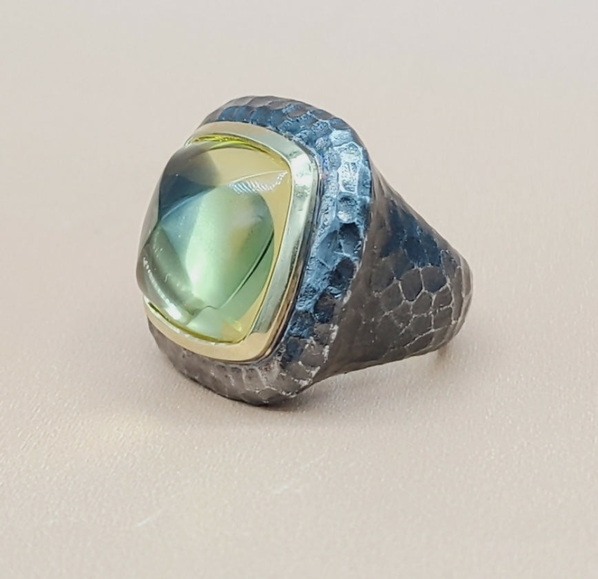 David Yurman Hammered Albion Ring 鈥?Lemon Citrine & Gold、mySite、hinf8tx79