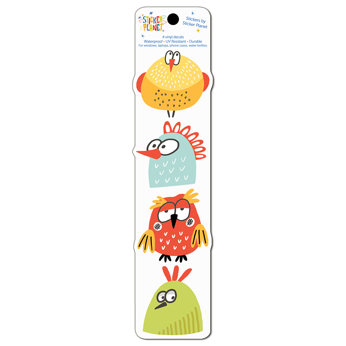  Whimsical Birds Vinyl Sticker Decal Strip、mySite、ghnorth
