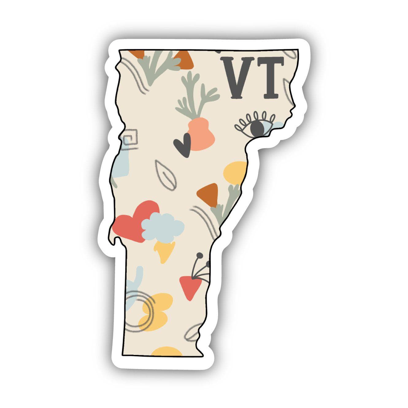  Vermont Abstract Pattern Sticker、mySite、elrpsem3k