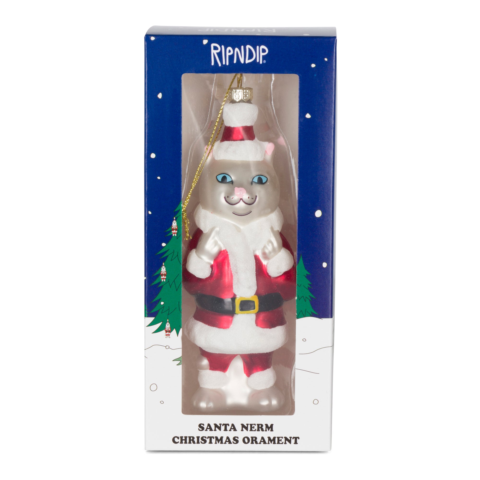  Santa Nerm Christmas Ornament (Red)、mySite、merchandisen