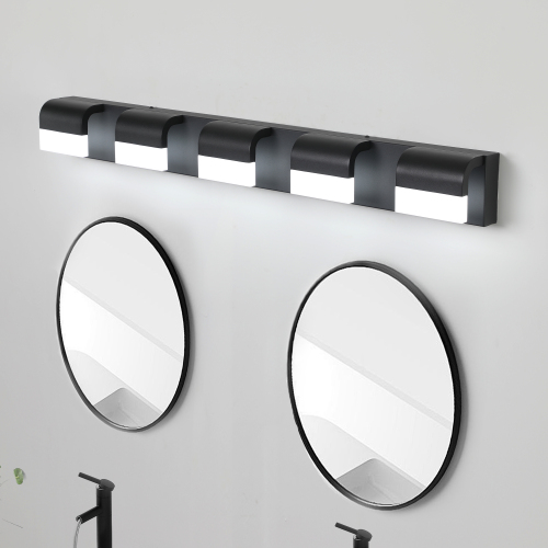 Modern Bathroom Vanity Lighting 6-Light LED Vanity Lights Over Mirror Bath Wall Lighting、、eastwooduniform