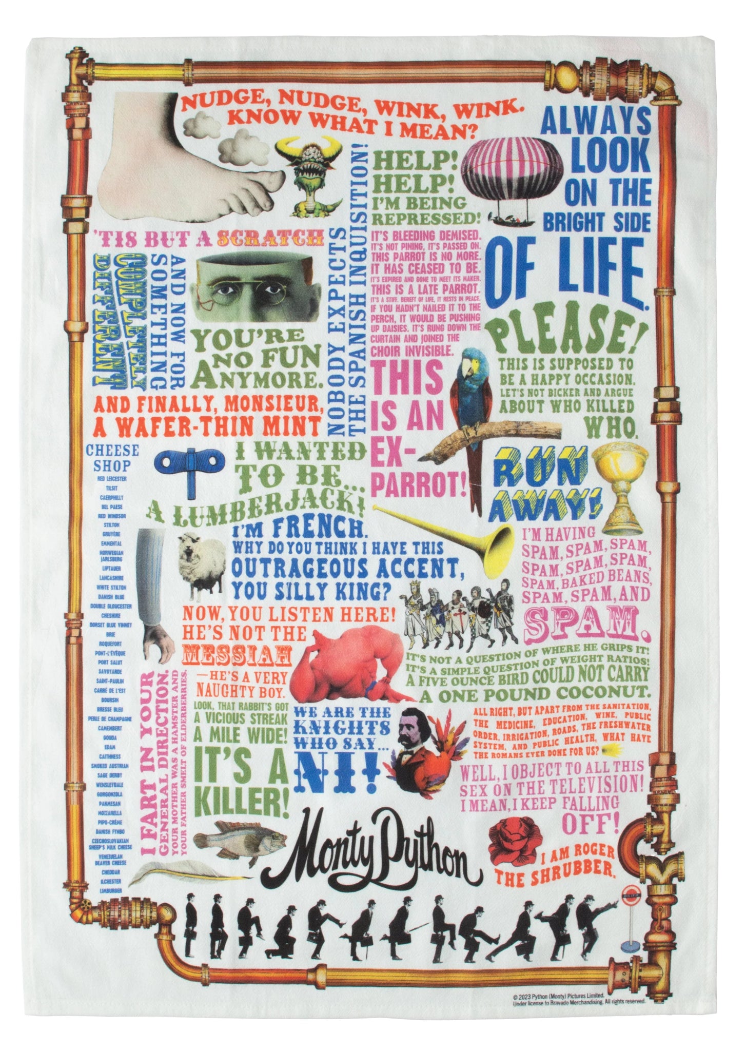  Monty Python Dish Towel、mySite、elrpsem3k