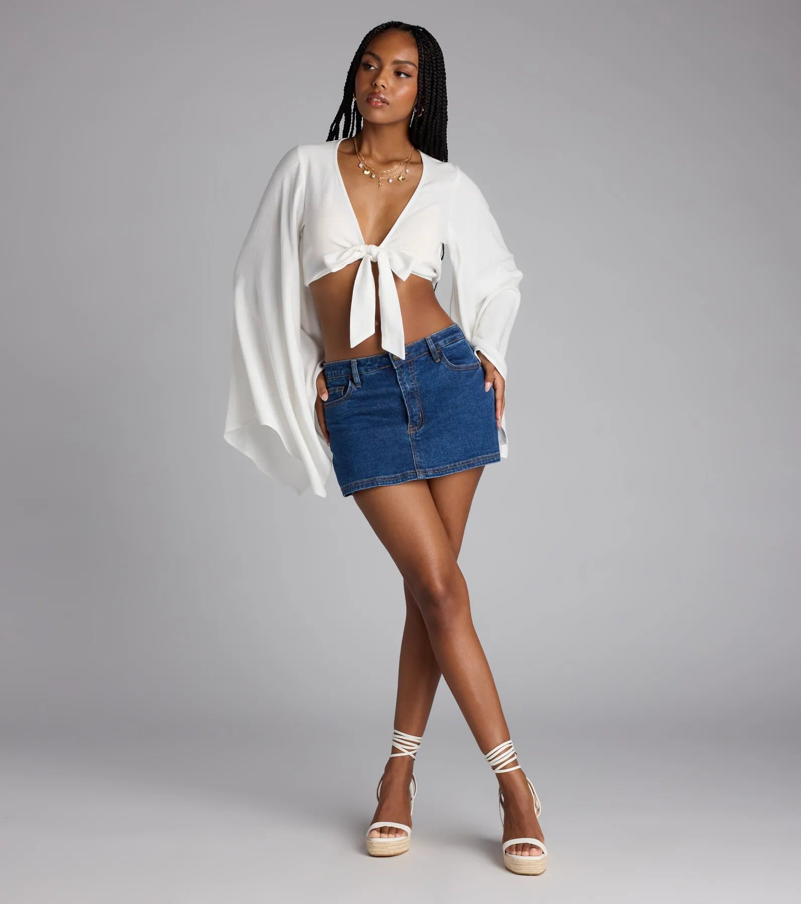  Mini Mood Activated Denim Skort、mySite、justintrudeaud