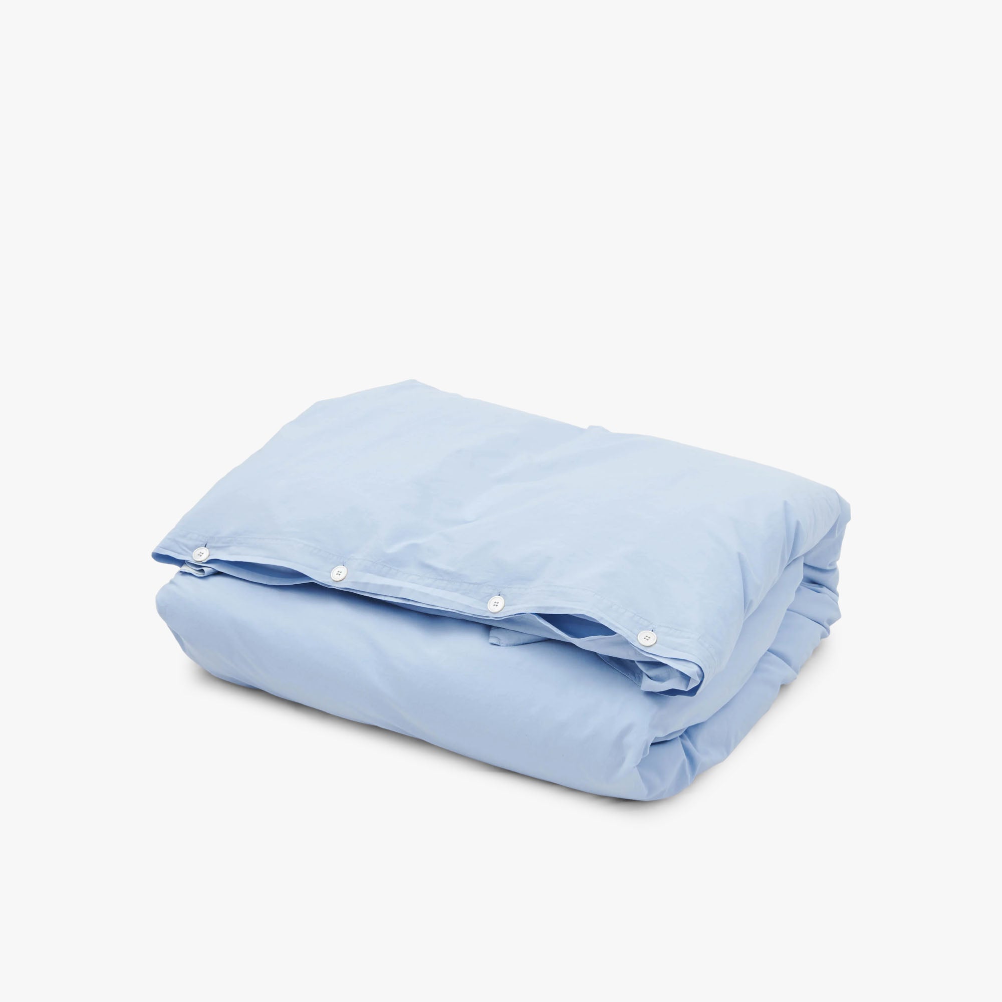  Tekla Cotton Percale Duvet Cover Queen / Morning Blue、mySite、merchandisen