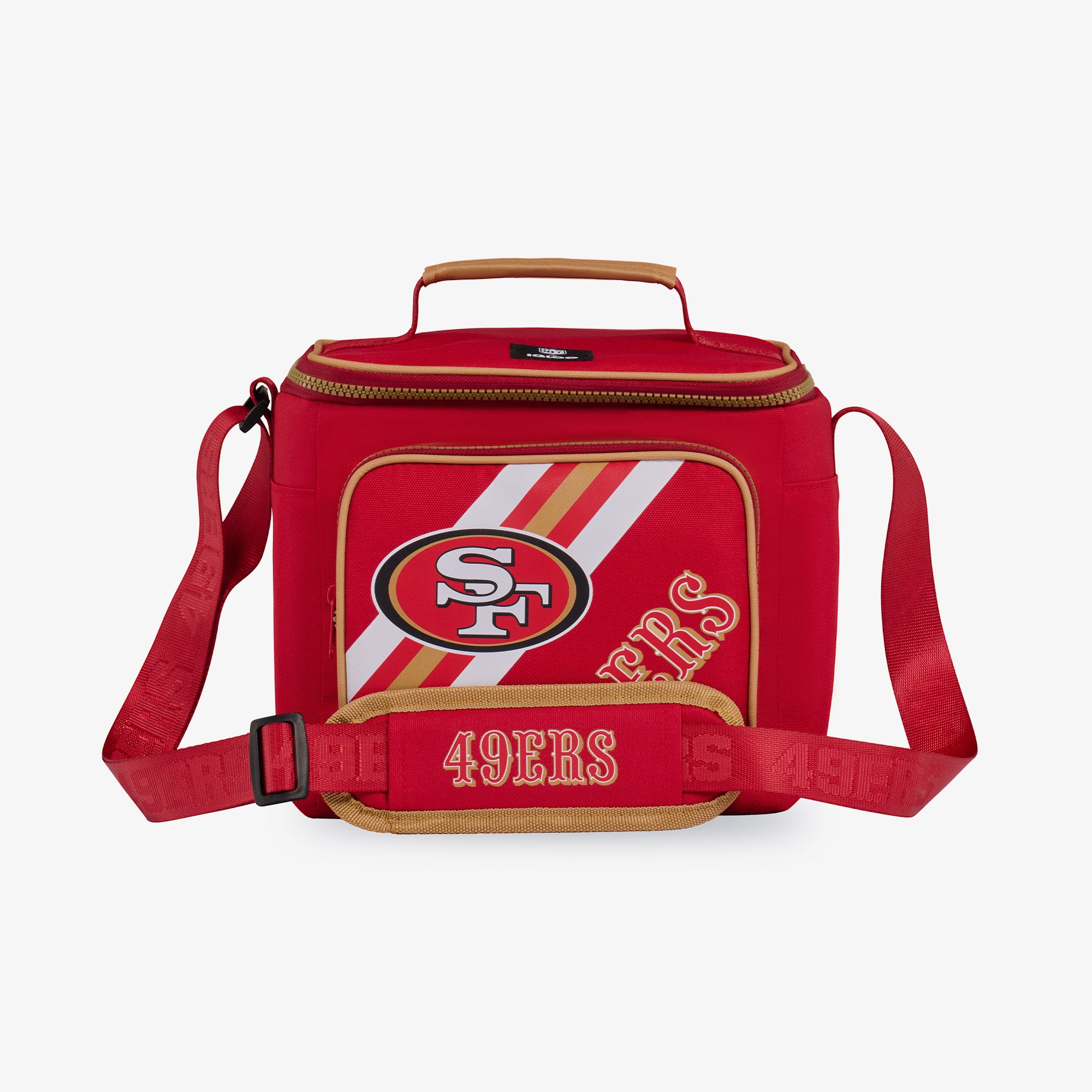 San Francisco 49ers Square Lunch Cooler Bag、mySite、noshort