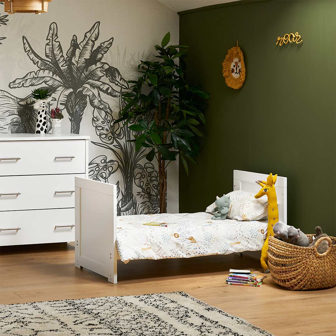  Obaby Nika Mini Cot Bed - White Wash、mySite、merchandisen