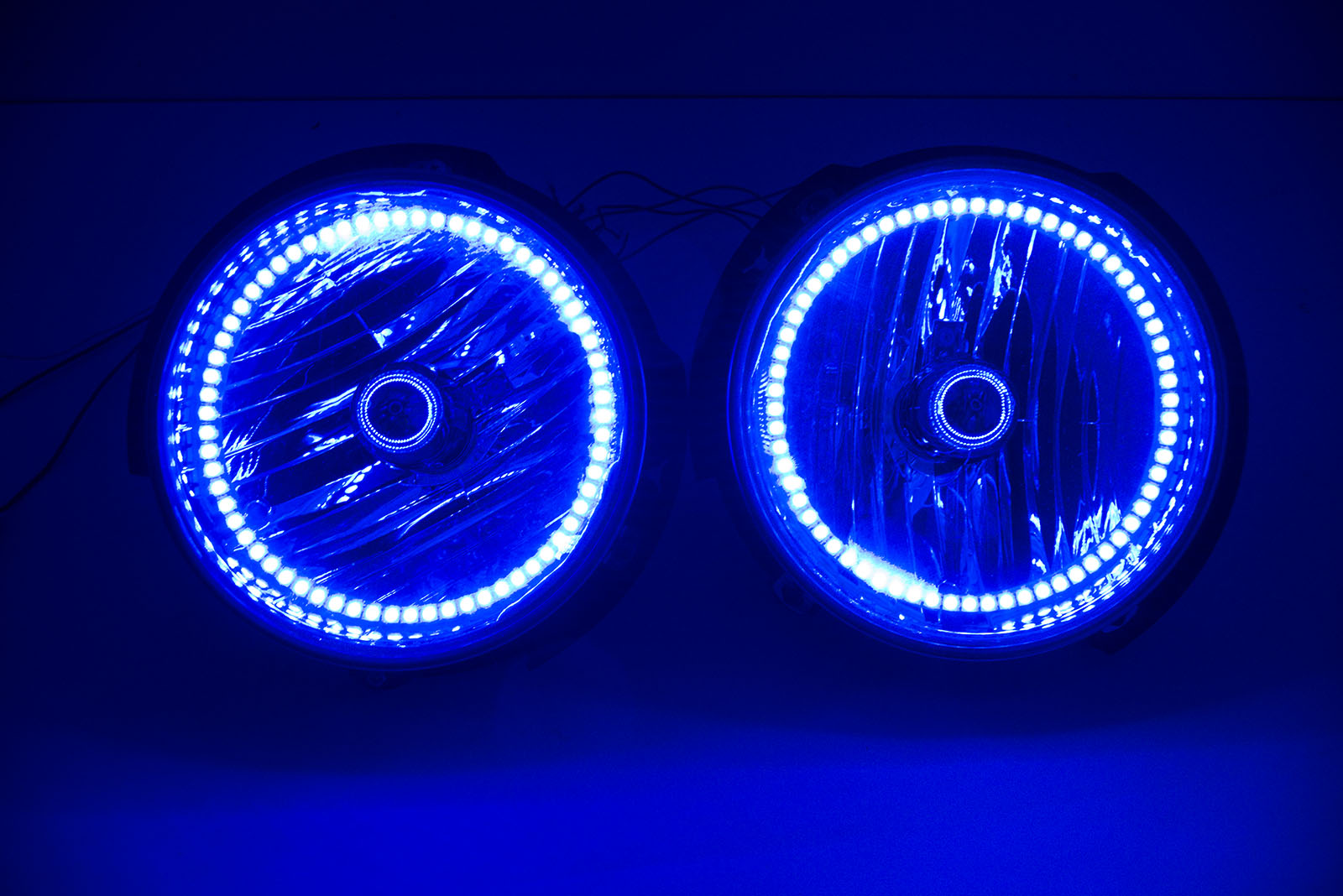 2007-16 Jeep Wrangler Headlights w/ ORACLE ColorSHIFT RGB Halo Kit + Remote、mySite、nflplayoffbracketp