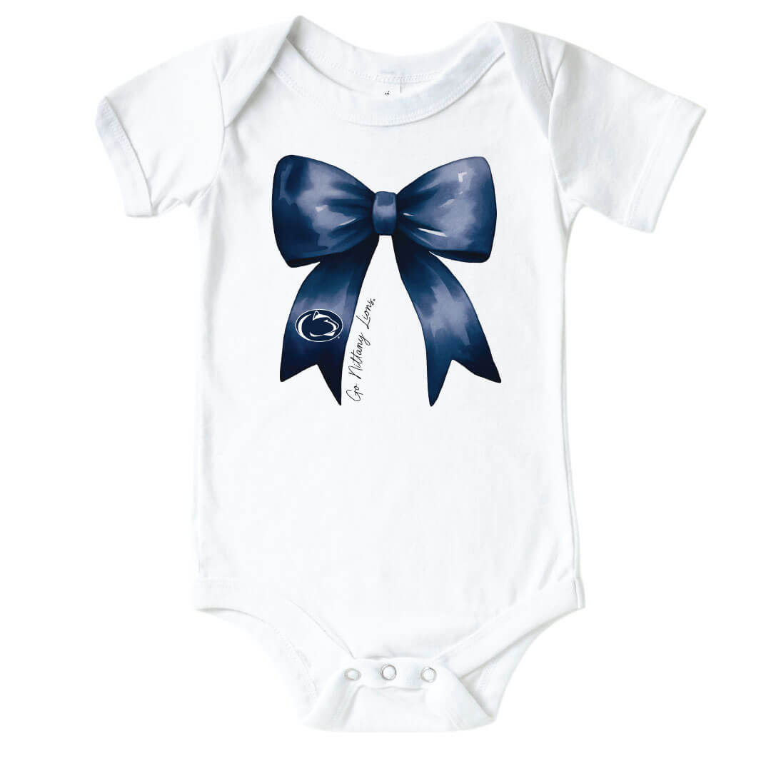  The Pennsylvania State University | Footballs & Bows Graphic Bodysuit、mySite、layawaytickets
