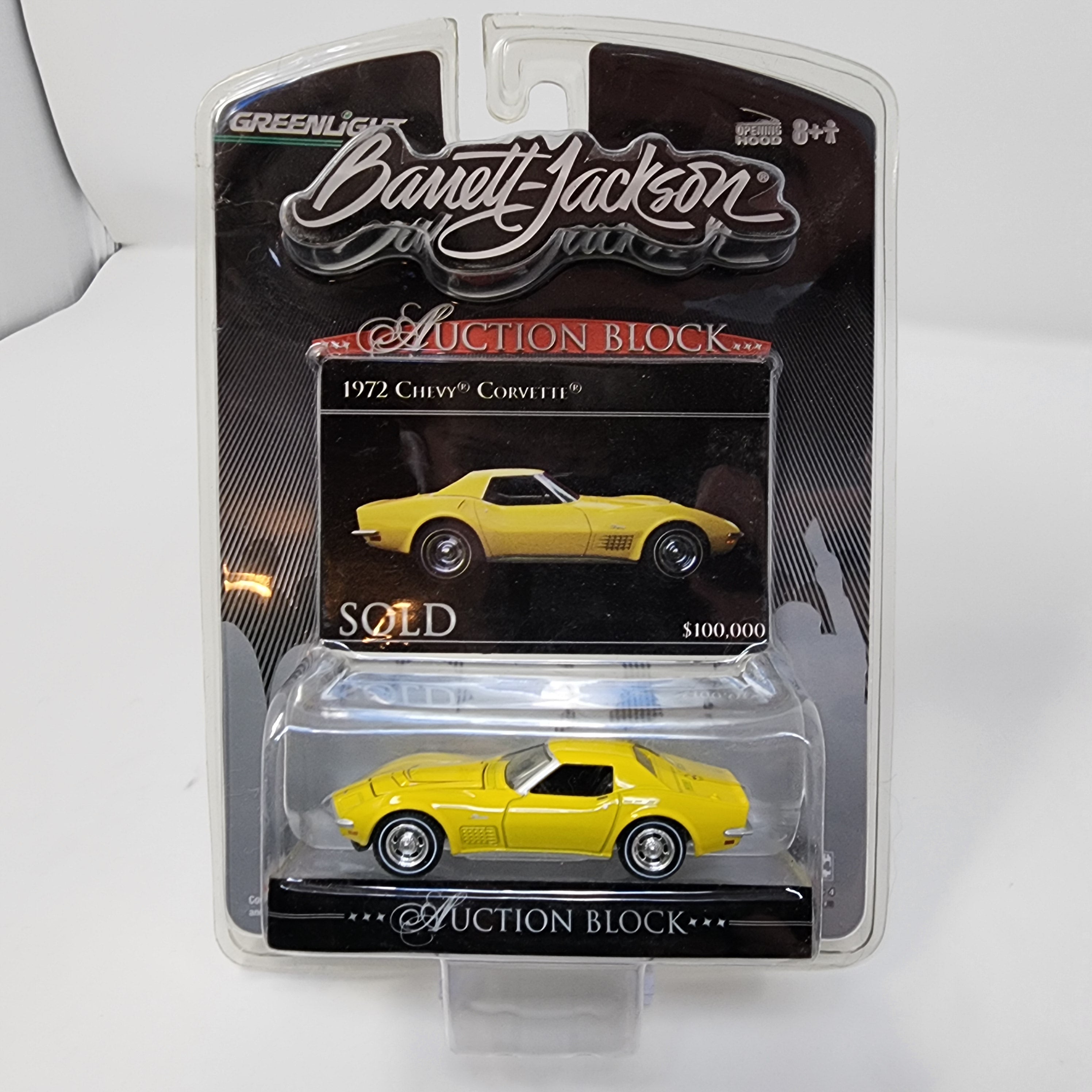 1972 Chevy Corvette * Yellow * Greenlight Barrett-Jackson Auction Block、mySite、hgirdovlk