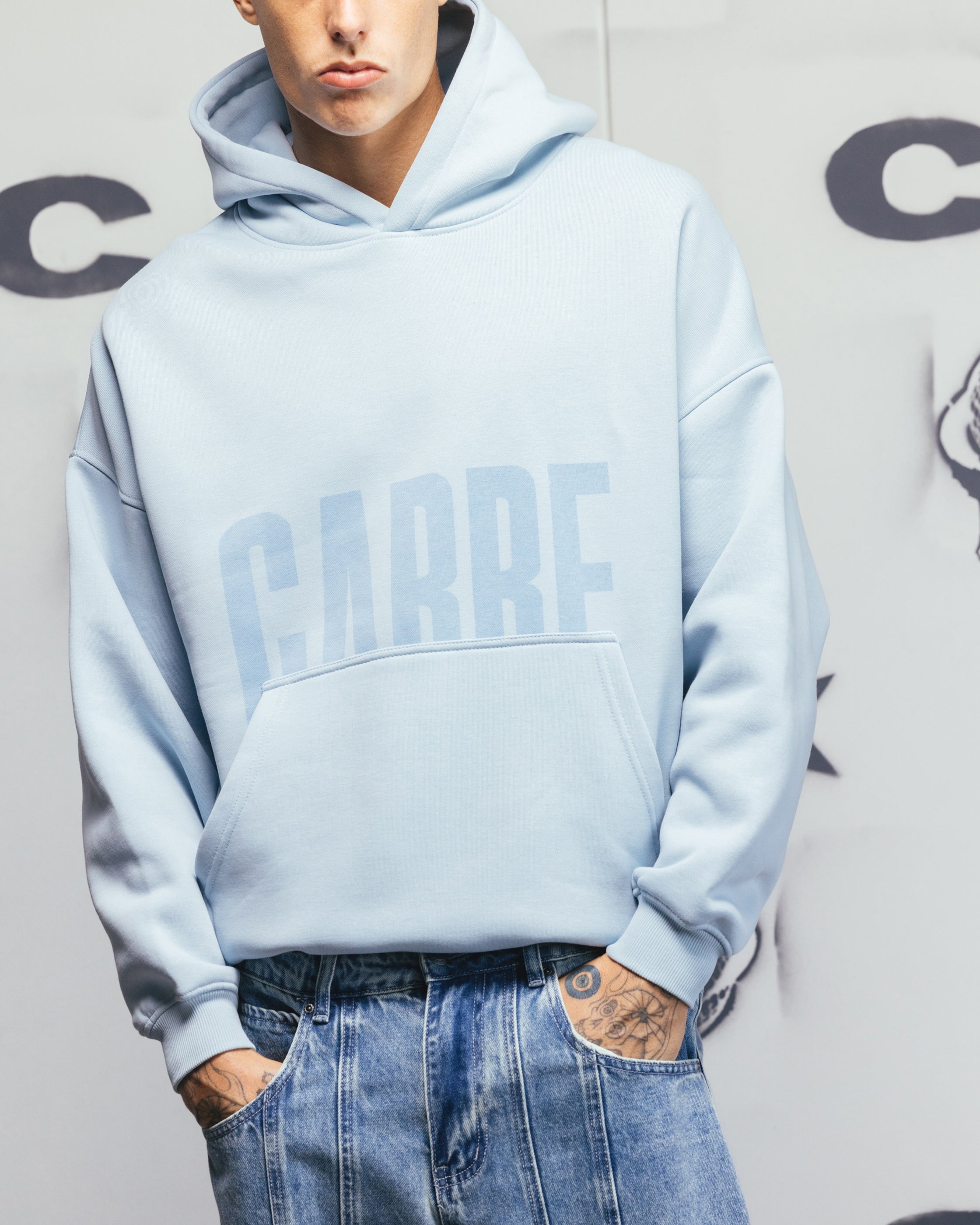 Carre Premium Essentials Hoodie Baby Blue、mySite、zt4zffjzw