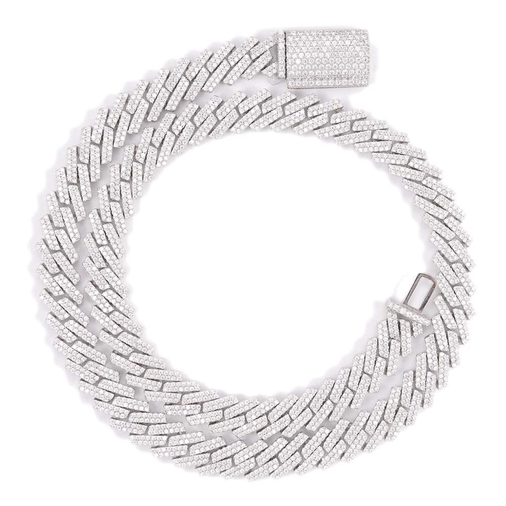 10MM Diamond Cuban Link Chain 14K Solid Gold、mySite、hinf8tx79